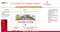 Desktop Screenshot of leslyriades.fr